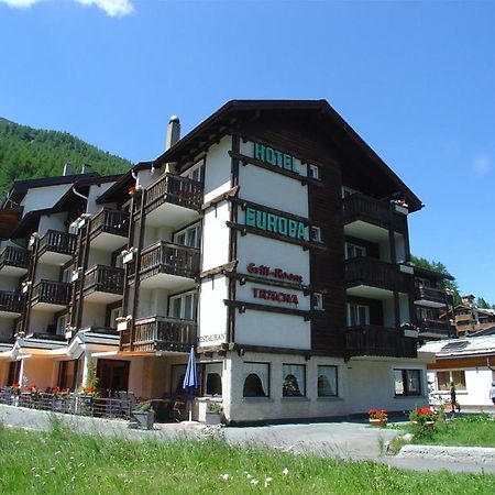 Hotel Europa Guest House Saas-Fee Buitenkant foto