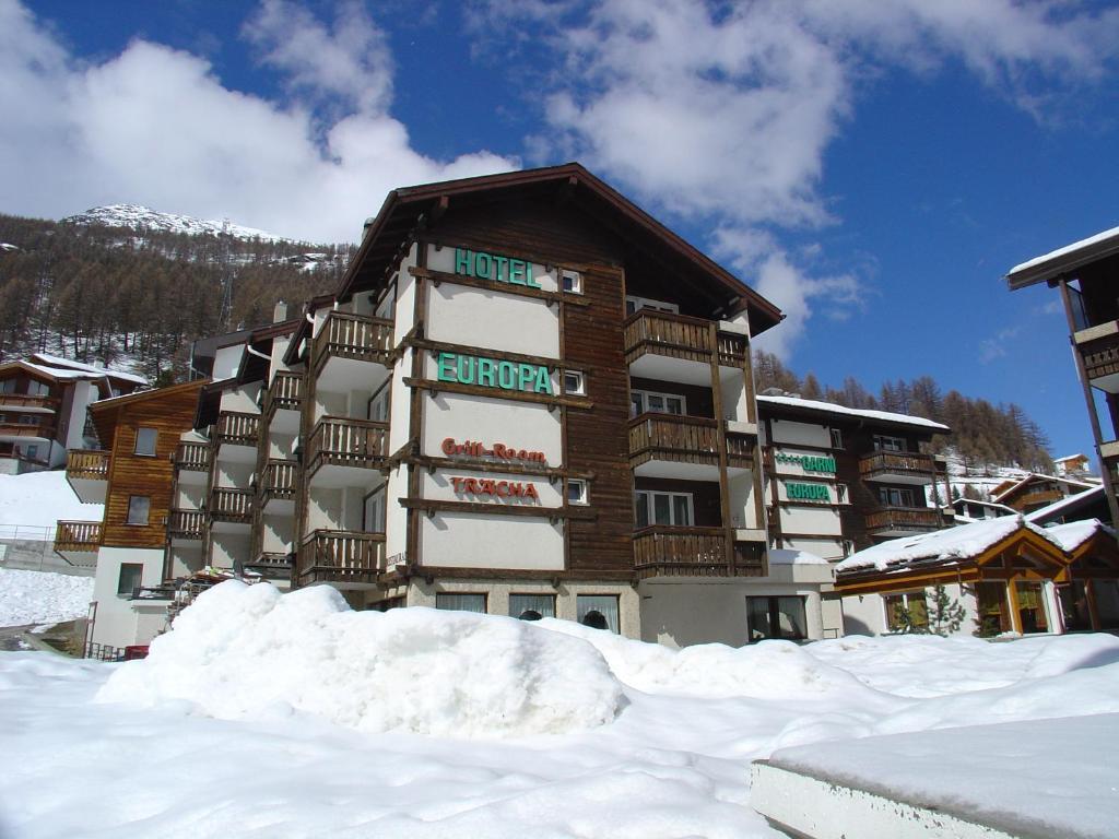 Hotel Europa Guest House Saas-Fee Buitenkant foto